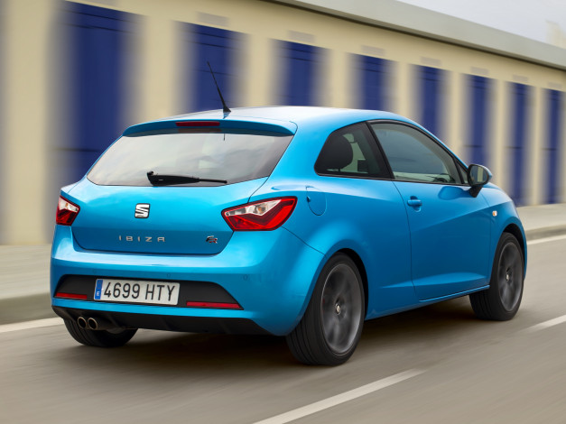 Обои картинки фото автомобили, seat, ibiza, sc, fr, синий
