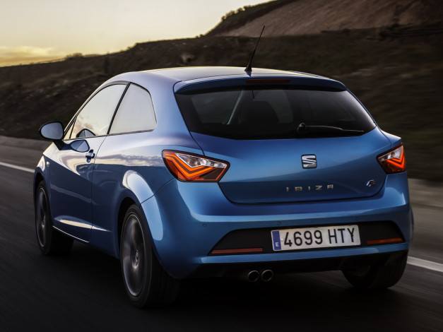 Обои картинки фото автомобили, seat, синий, fr, sc, ibiza
