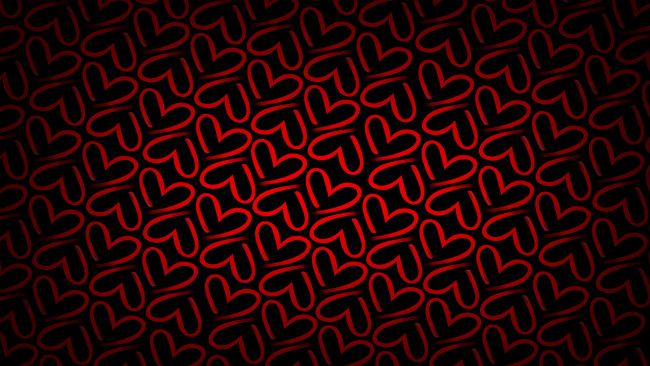 Обои картинки фото векторная графика, текстура, сердце, красный, фон, сердечки