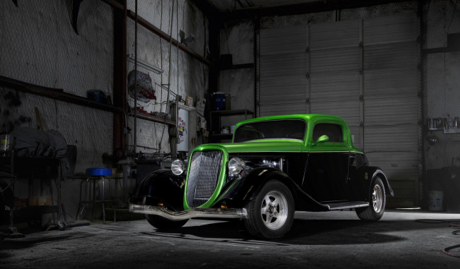 Обои картинки фото автомобили, custom classic car, авто, гараж