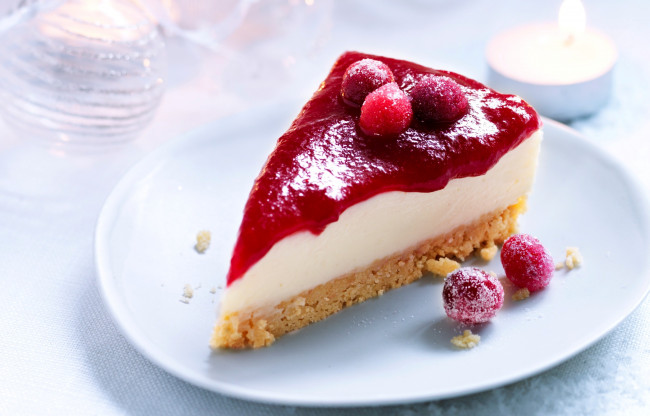 Обои картинки фото еда, пироги, клюква