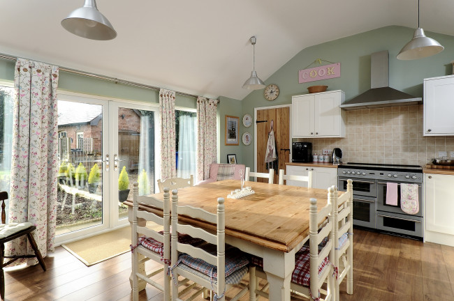 Обои картинки фото интерьер, кухня, стол, плита