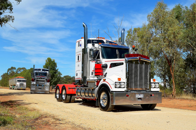 Обои картинки фото kenworth, автомобили, truck, company, сша, автобусы, грузовые