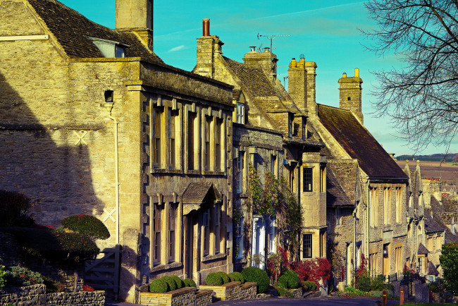 Обои картинки фото burford,  oxfordshire, города, - улицы,  площади,  набережные, улица, дома, англия, oxfordshire