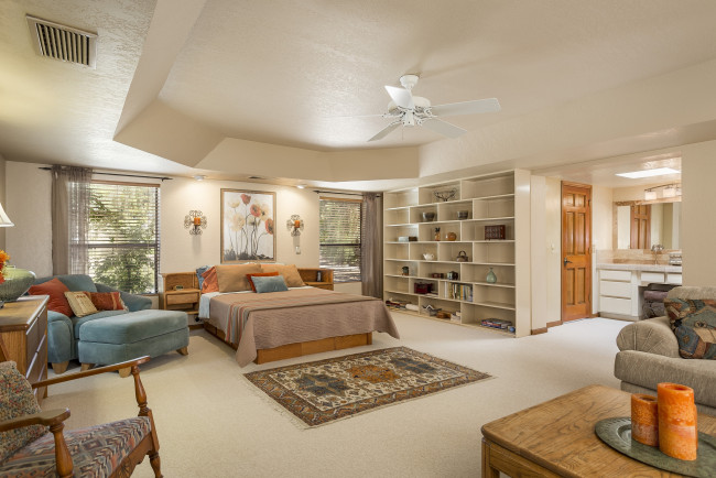 Обои картинки фото интерьер, спальня, кровать