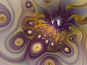 Картинка 3д+графика фракталы+ fractal узор фон цвета