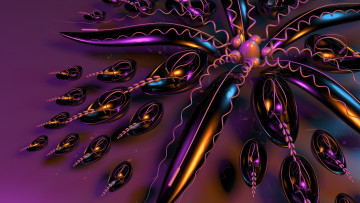 Картинка 3д+графика цветы+ flowers узор цвета фон