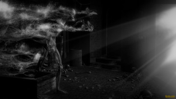 Картинка 3д+графика ужас+ horror зомби