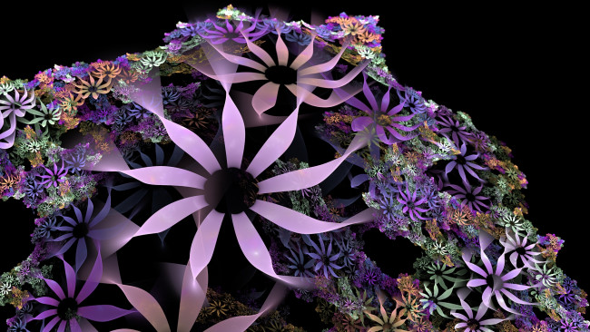 Обои картинки фото 3д графика, фракталы , fractal, узор, цвета, фон