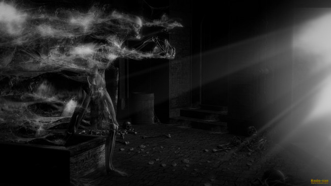 Обои картинки фото 3д графика, ужас , horror, зомби