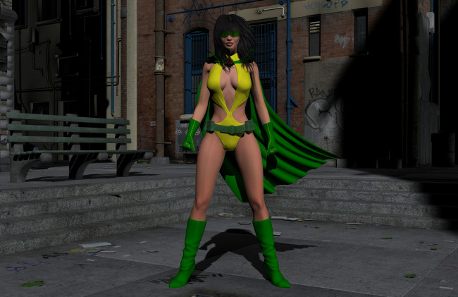 Обои картинки фото supergirl, 3д графика, фантазия , fantasy, взгляд, фон, супермен, девушка