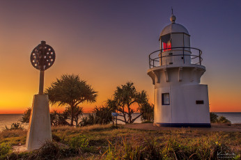 Картинка природа маяки рассвет