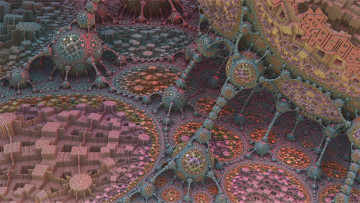 Картинка 3д+графика фракталы+ fractal форма фон абстракция текстура