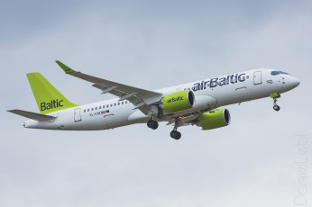 Картинка bombardier+c-series+300 авиация пассажирские+самолёты авиалайнер