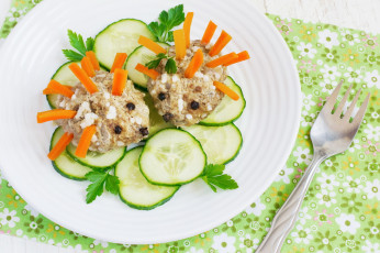 Картинка еда салаты +закуски стол