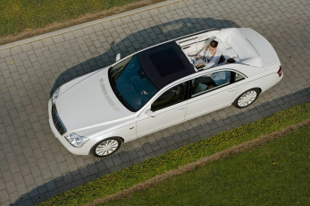 Картинка maybach+landaulet+2009 автомобили maybach 2009 landaulet белый