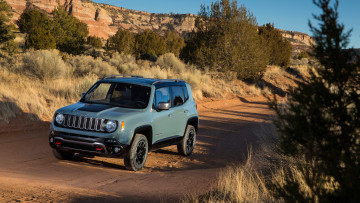 обоя jeep renegade trailhawk 2015, автомобили, jeep, renegade, trailhawk, 2015