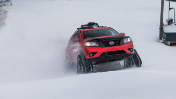 Картинка nissan+pathfinder+winter+warrior+concept+2016 автомобили nissan datsun winter pathfinder warrior concept 2016