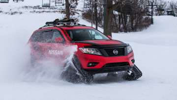Картинка nissan+pathfinder+winter+warrior+concept+2016 автомобили nissan datsun pathfinder 2016 concept warrior winter