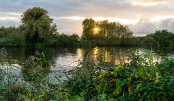 Картинка природа реки озера рассвет