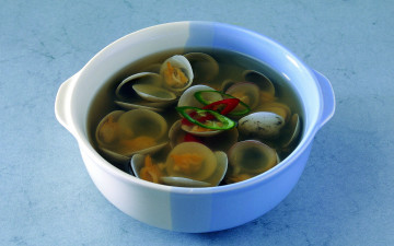 Картинка еда первые+блюда суп мидии