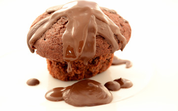 Картинка еда пирожные +кексы +печенье глазурь шоколадная