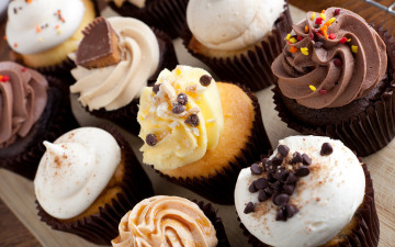 Картинка еда пирожные +кексы +печенье капкейки