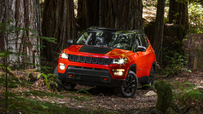 Обои картинки фото jeep compass trailhawk 2017, автомобили, jeep, compass, trailhawk, 2017