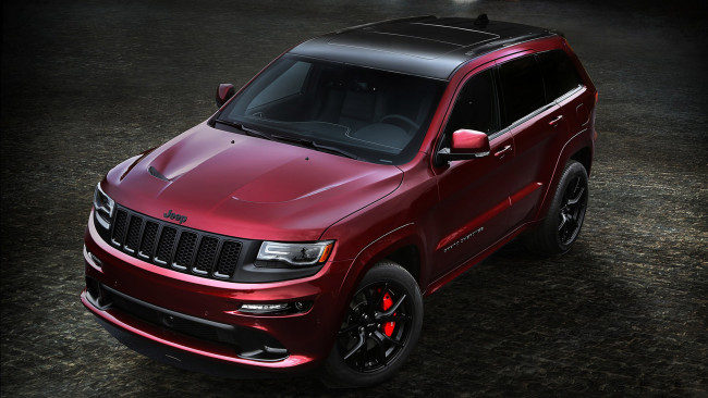 Обои картинки фото jeep grand cherokee srt night 2016, автомобили, jeep, grand, cherokee, srt, night, 2016