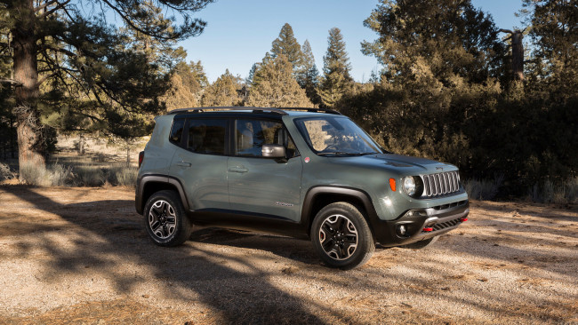 Обои картинки фото jeep renegade trailhawk 2015, автомобили, jeep, renegade, trailhawk, 2015