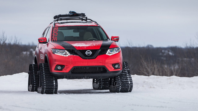 Обои картинки фото nissan rogue winter warrior concept 2016, автомобили, nissan, datsun, rogue, concept, warrior, winter, 2016
