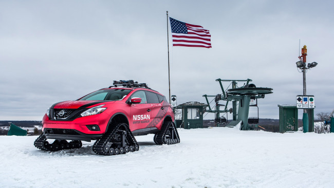 Обои картинки фото nissanb murano winter warrior concept 2015, автомобили, nissan, datsun, 2015, winter, murano, concept, warrior
