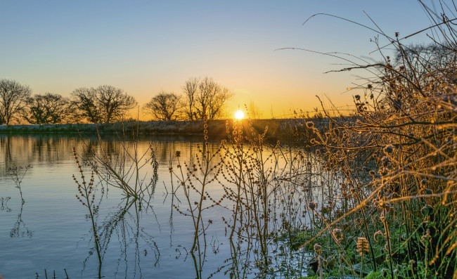 Обои картинки фото природа, восходы, закаты, рассвет