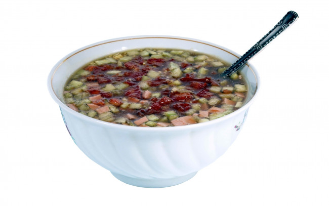 Обои картинки фото еда, первые блюда, окрошка