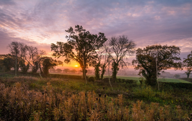 Обои картинки фото природа, восходы, закаты, рассвет