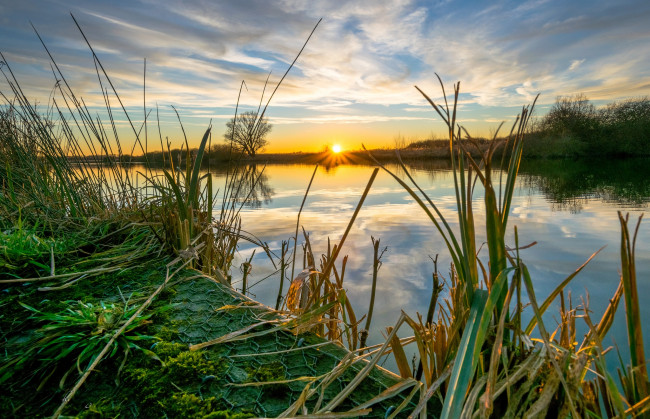 Обои картинки фото природа, восходы, закаты, рассвет