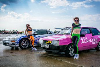 обоя автомобили, -авто с девушками, девушки