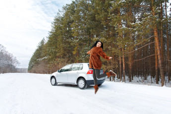 обоя автомобили, -авто с девушками, volkswagen, golf