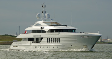 Картинка laurentia корабли Яхты суперяхта
