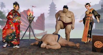 Картинка 3д+графика спорт+ sport девушки взгляд фон