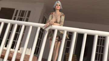 Картинка 3д+графика люди+ people фон девушка взгляд