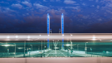 Картинка города -+мосты жак шабан-дельмас опора мост бордо франция