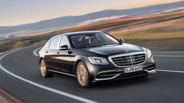 Картинка mercedes-maybach+s-class+s650+black+2018 автомобили mercedes-benz 2018 s-class mercedes-maybach s650 black