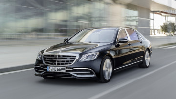 Картинка mercedes-maybach+s-class+s650+black+2018 автомобили mercedes-benz s650 2018 mercedes-maybach s-class black