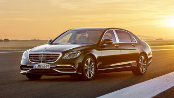 обоя mercedes-maybach s-class s650 black 2018, автомобили, mercedes-benz, s650, s-class, mercedes-maybach, black, 2018