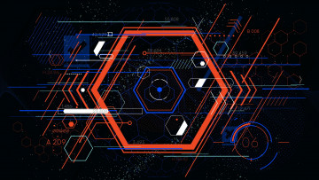 обоя векторная графика, графика , graphics, узор, фон, цвета, линии, изгибы