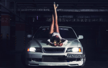 Картинка автомобили -авто+с+девушками красивая девушка