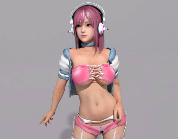 Обои картинки фото 3д графика, люди , people, взгляд, девушка, фон