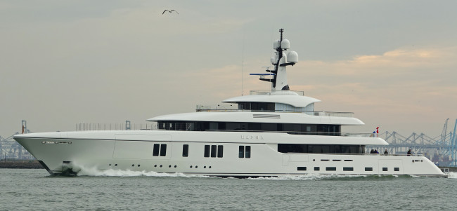 Обои картинки фото hasna, корабли, Яхты, суперяхта