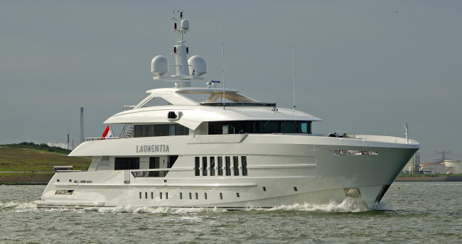 Обои картинки фото laurentia, корабли, Яхты, суперяхта